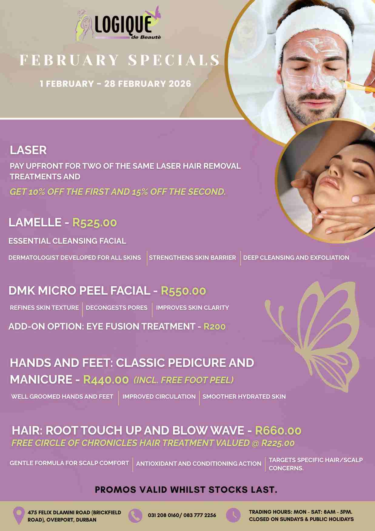 Unisex Treatments Durban
