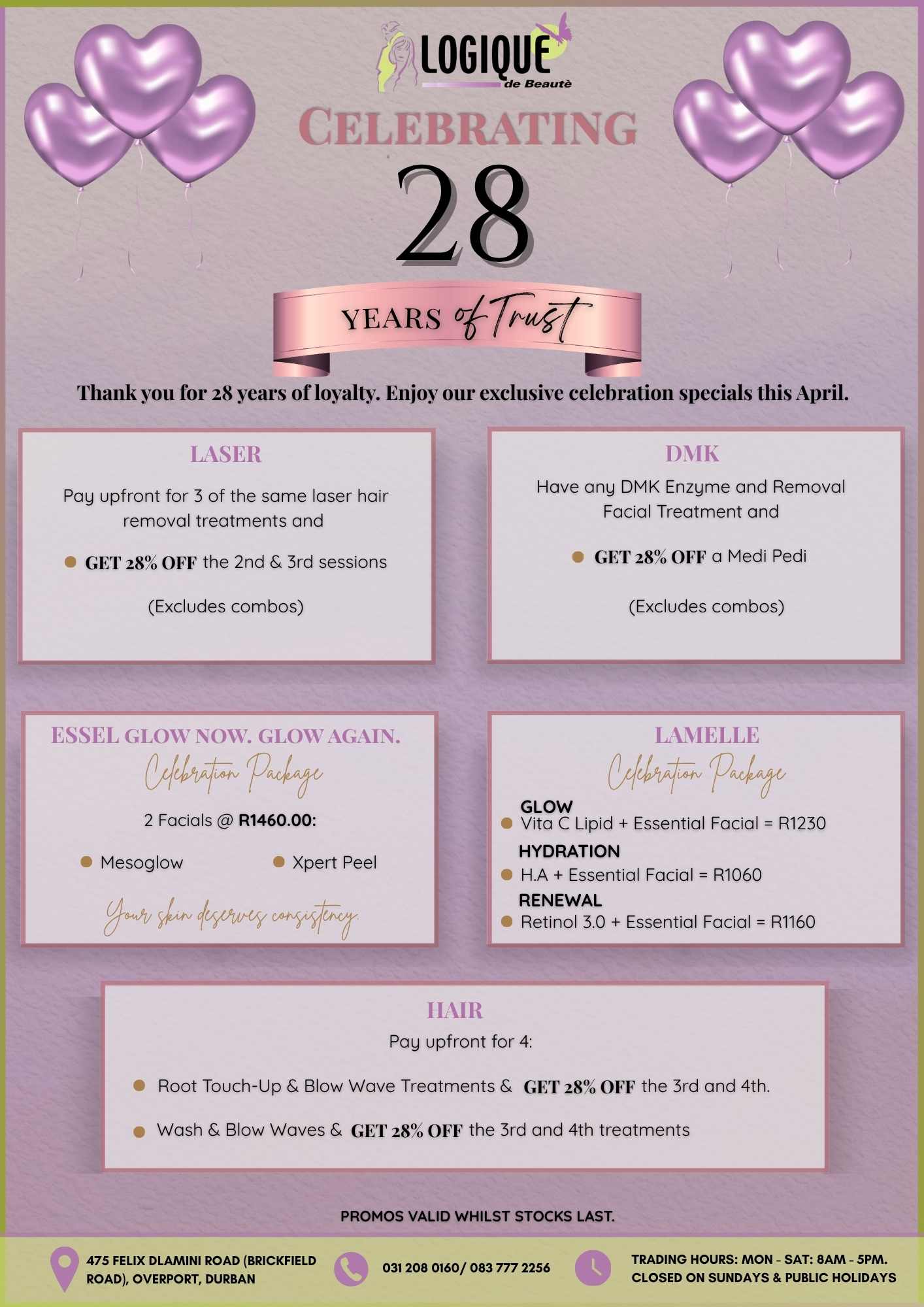 Unisex Treatments Durban